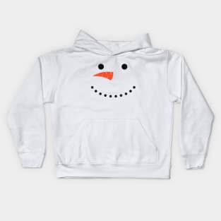 Smiling Snowman Kids Hoodie